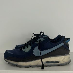 Nike Air Max Terrascape 90 Midnight Navy Noise Aqua DV7413-400 Men's Size 13